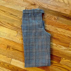 J Crew Glen Plaid Trousers Size 4